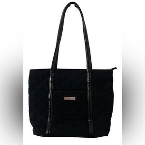 Vera Bradley Black Quilted Tote